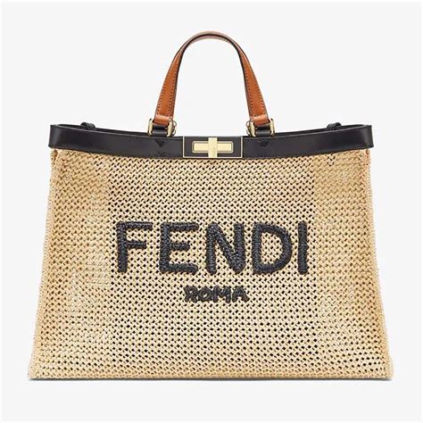 fendi first raffia bag|raffia tote bags for women.